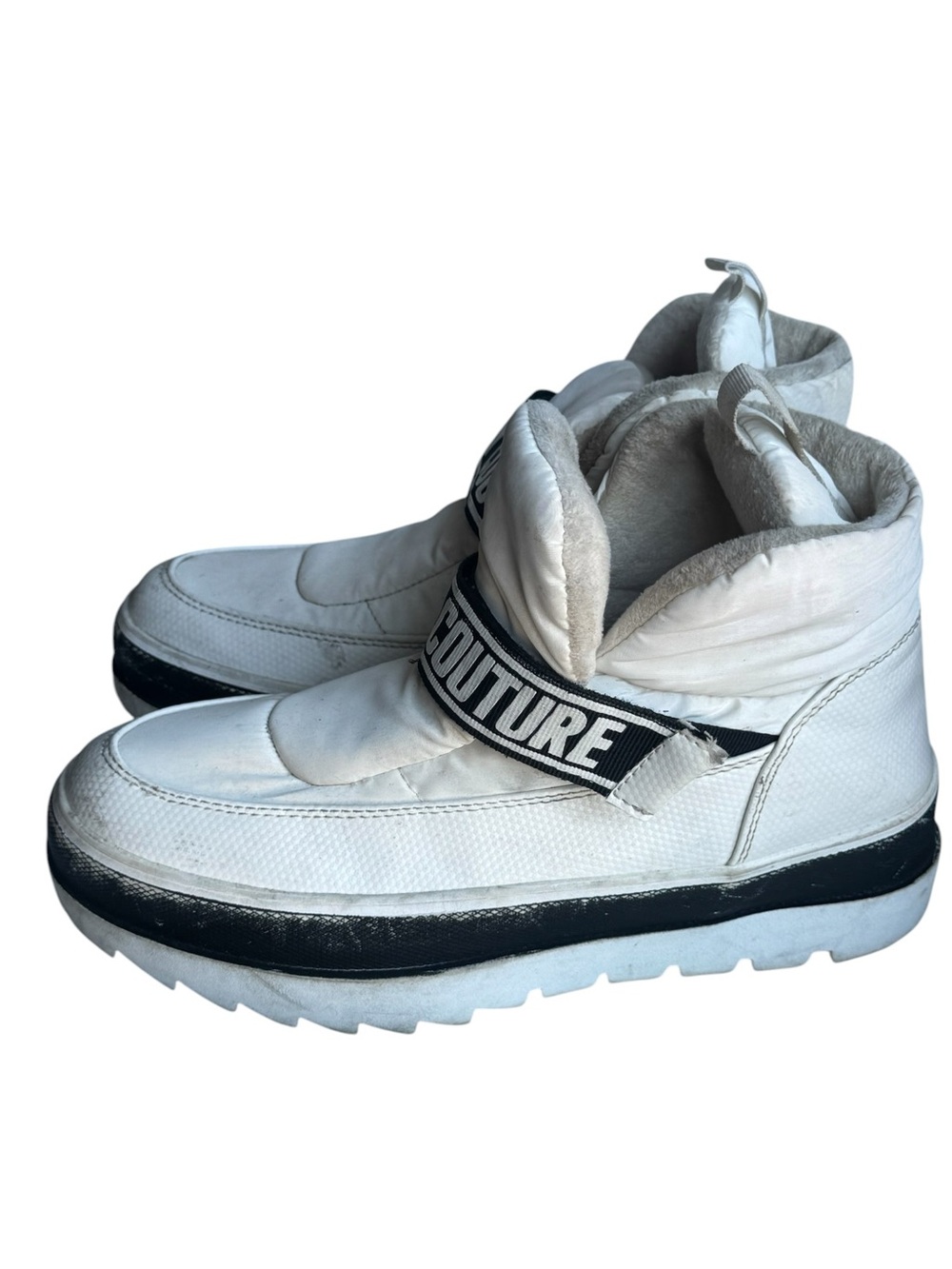 Juicy Couture White High-Top Winter Sneakers Women’s 8 Streetwear